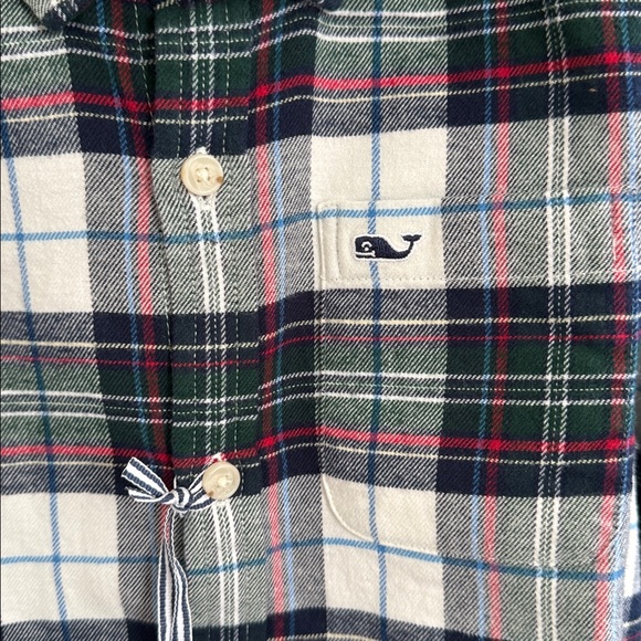 Vineyard Vines Boys Birch Plaid Shirt - Picture 2 of 5